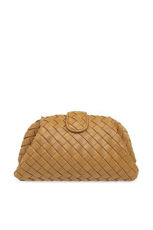 BOTTEGA VENETA Chic Beige Mini Lauren 1980 Shoulder Bag (12.4x6.5x4.3 inches)