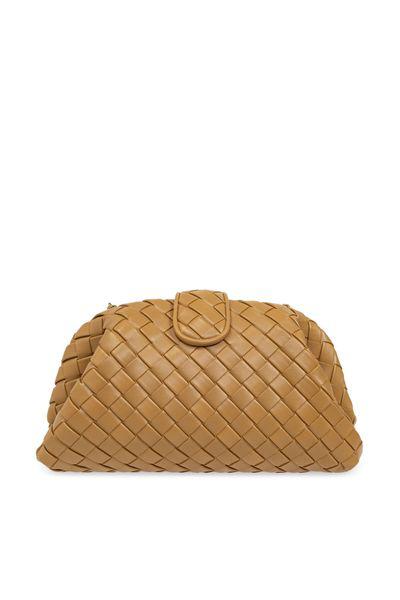 BOTTEGA VENETA Chic Beige Mini Lauren 1980 Shoulder Bag (12.4x6.5x4.3 inches)