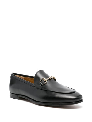 GUCCI Leather Loafers with Signature Detail