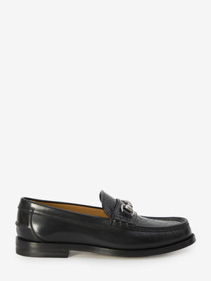 GUCCI Classic Leather Loafers with Horsebit - 1.5cm Height