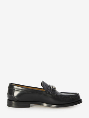 GUCCI Classic Leather Loafers with Horsebit - 1.5cm Height