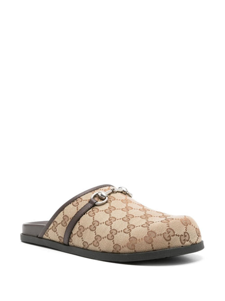 GUCCI Classic GG Motif Slip-On Slippers for Men