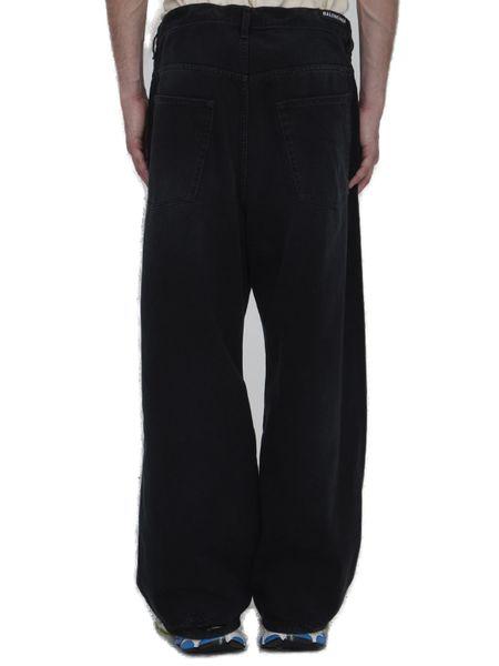 BALENCIAGA Oversized Black Baggy Jeans