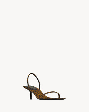 SAINT LAURENT Chic Viscose Sandals with 55mm Heel