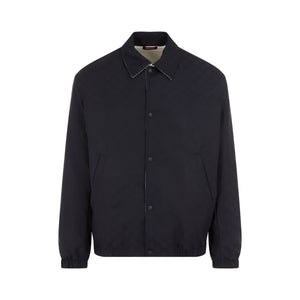 GUCCI Classic Blue Cotton Blouson