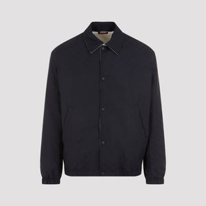 GUCCI Reversible Cotton Jacket with Elastic Finishes