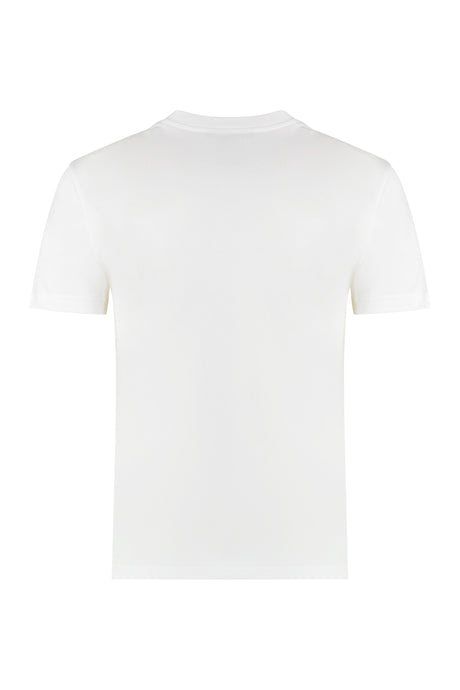 GUCCI White Crew-Neck Cotton T-Shirt for Women - SS24 Collection