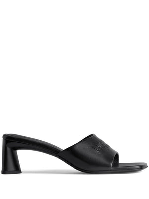 BALENCIAGA 24SS Women's Black Strappy Sandals