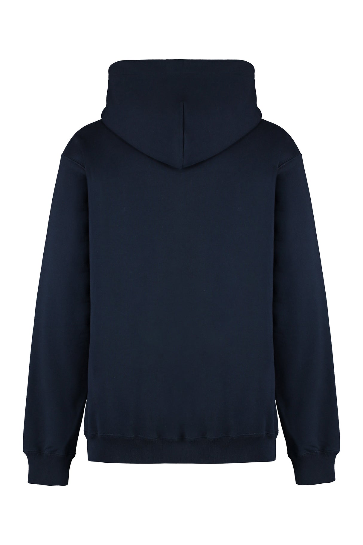 GUCCI Cotton Hoodie with Ribbed Cuffs & Hem