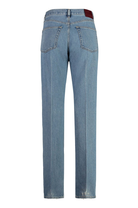 GUCCI 5-Pocket Straight-Leg Fashion Jeans for Women