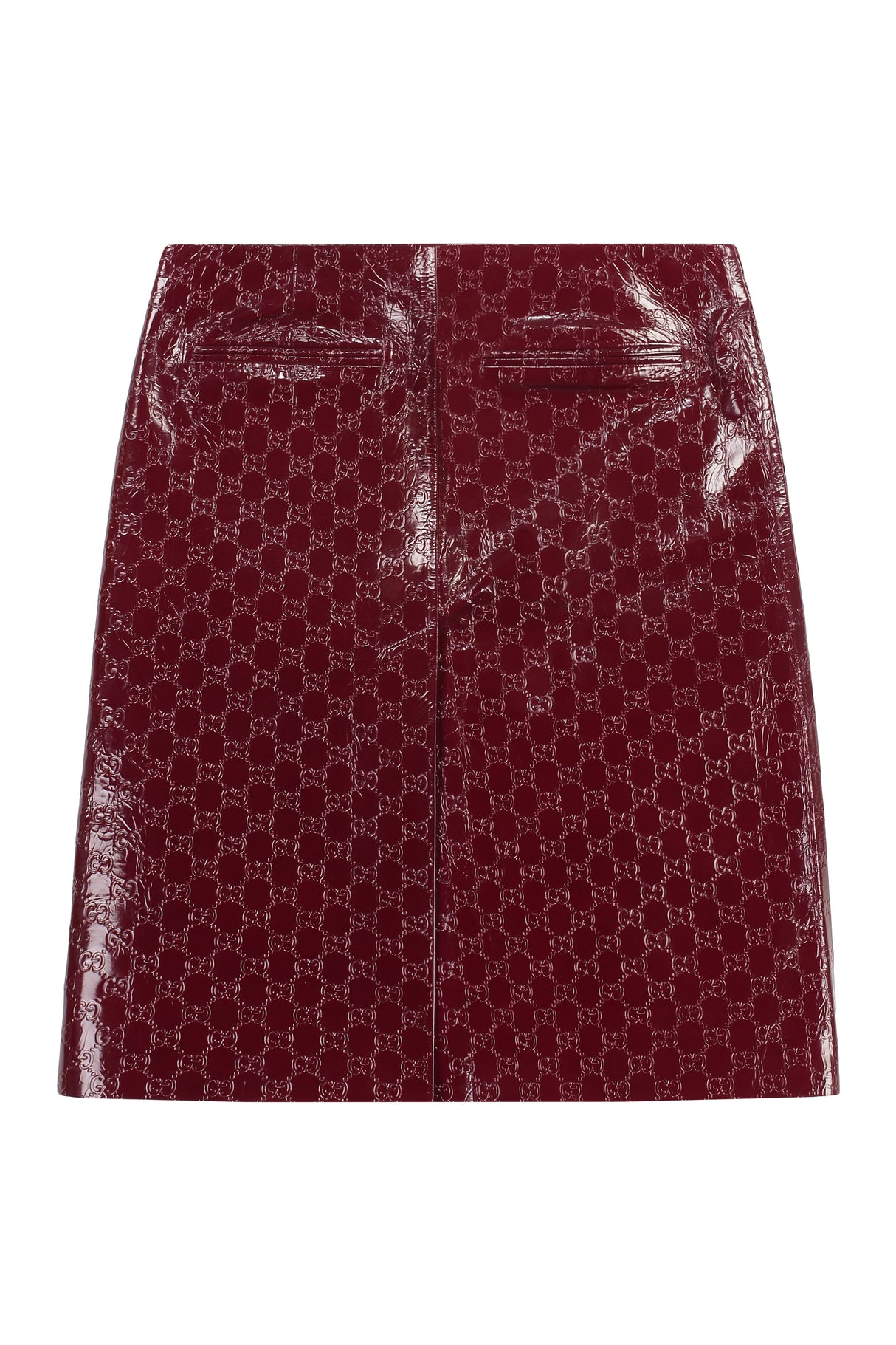 GUCCI SS24 Red GG Motif Skirt for Women