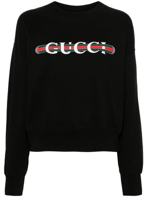 Áo Hoodie Đen Đẳng Cấp Có In Họa Tiết Gucci Đặc Trưng