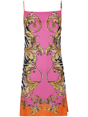 VERSACE JEANS COUTURE Chic Mini Satin Dress for Women - Spring/Summer 2025 Collection