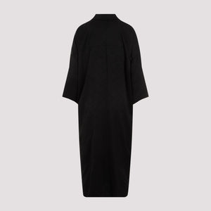 BALENCIAGA Stylish Black Short Sleeves Dress for Women - SS24 Collection