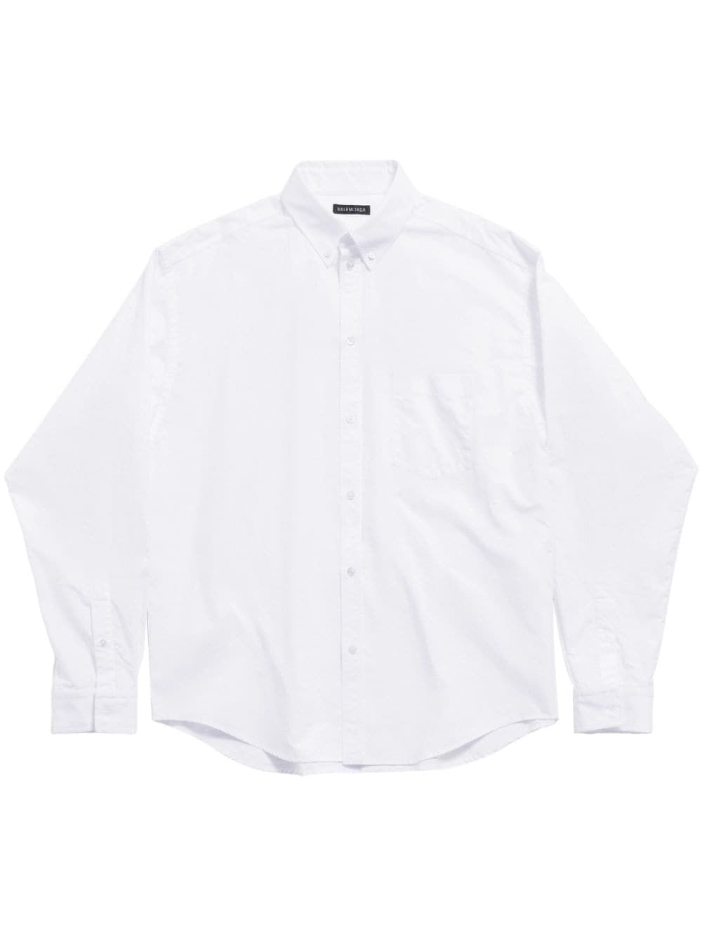 BALENCIAGA White Long Sleeve Shirt for Men