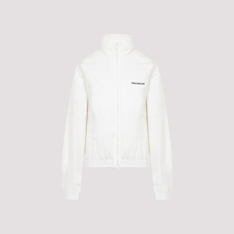 BALENCIAGA Elegant White Tracksuit Jacket