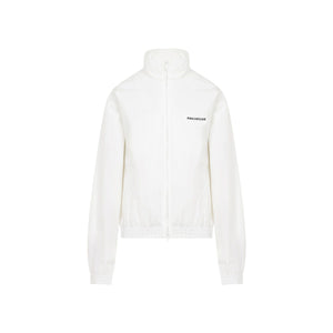 BALENCIAGA Elegant White Tracksuit Jacket