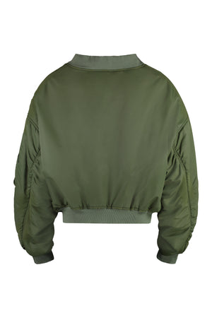 BALENCIAGA Off-Shoulder Bomber Jacket - Men's Spring/Summer 2024 Collection