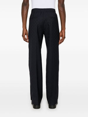 GUCCI Supreme Jacquard Straight Trousers for Men