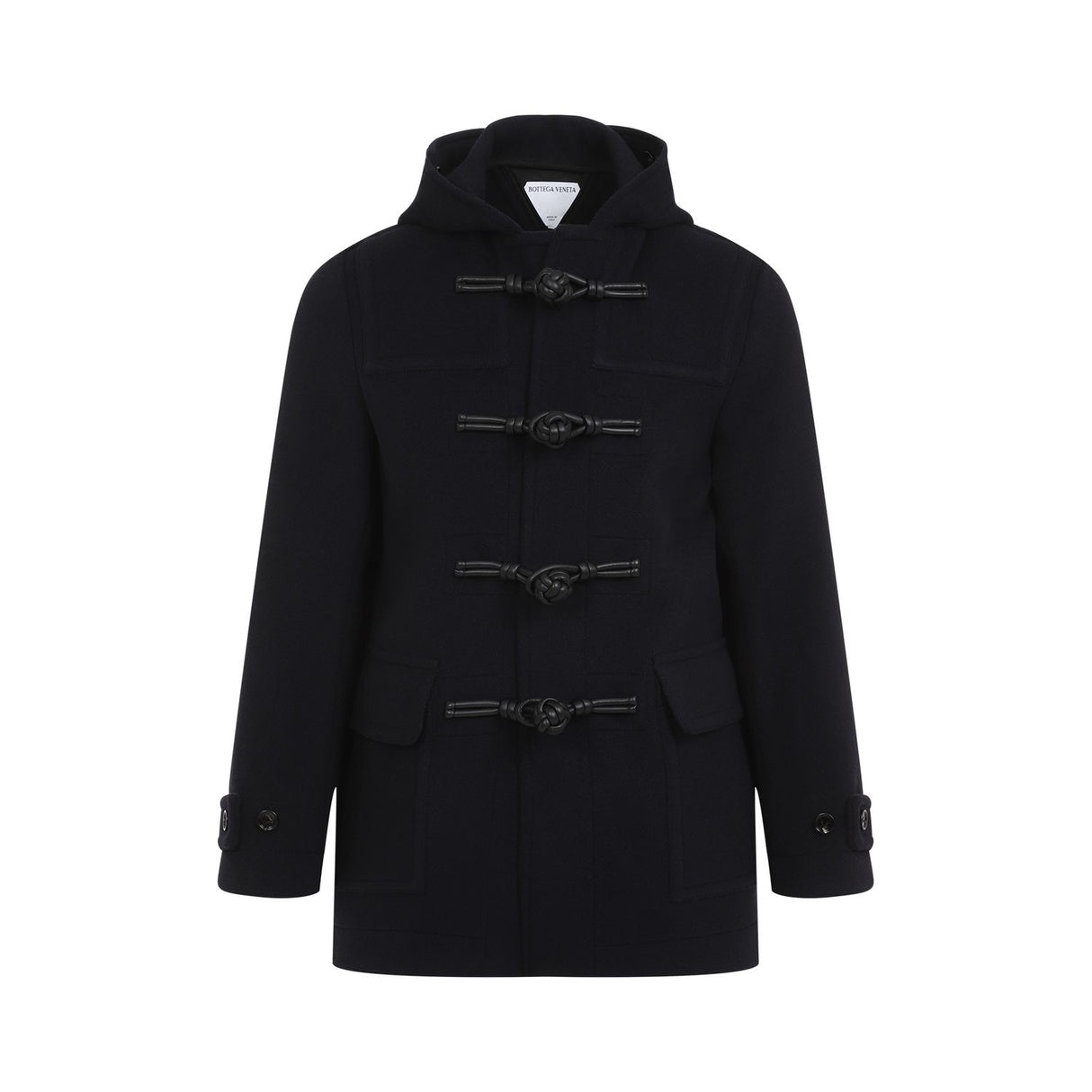 BOTTEGA VENETA Elegant Wool Duffle Jacket