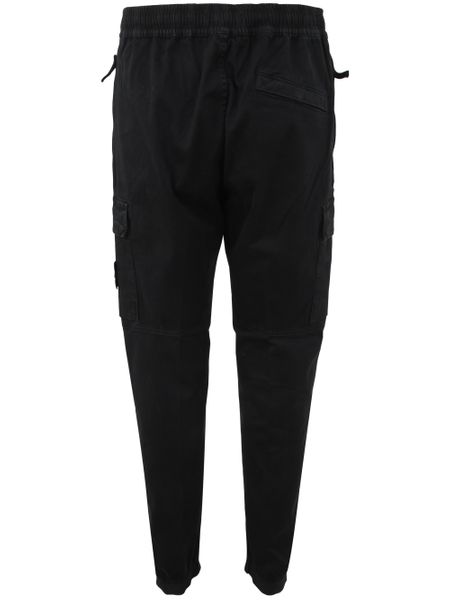 STONE ISLAND Black Cargo Trousers for Women - FW23 Collection