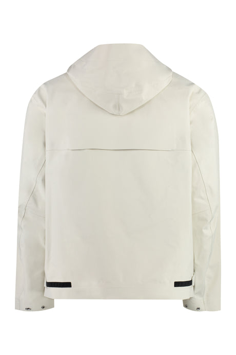 STONE ISLAND Ivory Stellina Front Hooded Jacket for Men - FW23