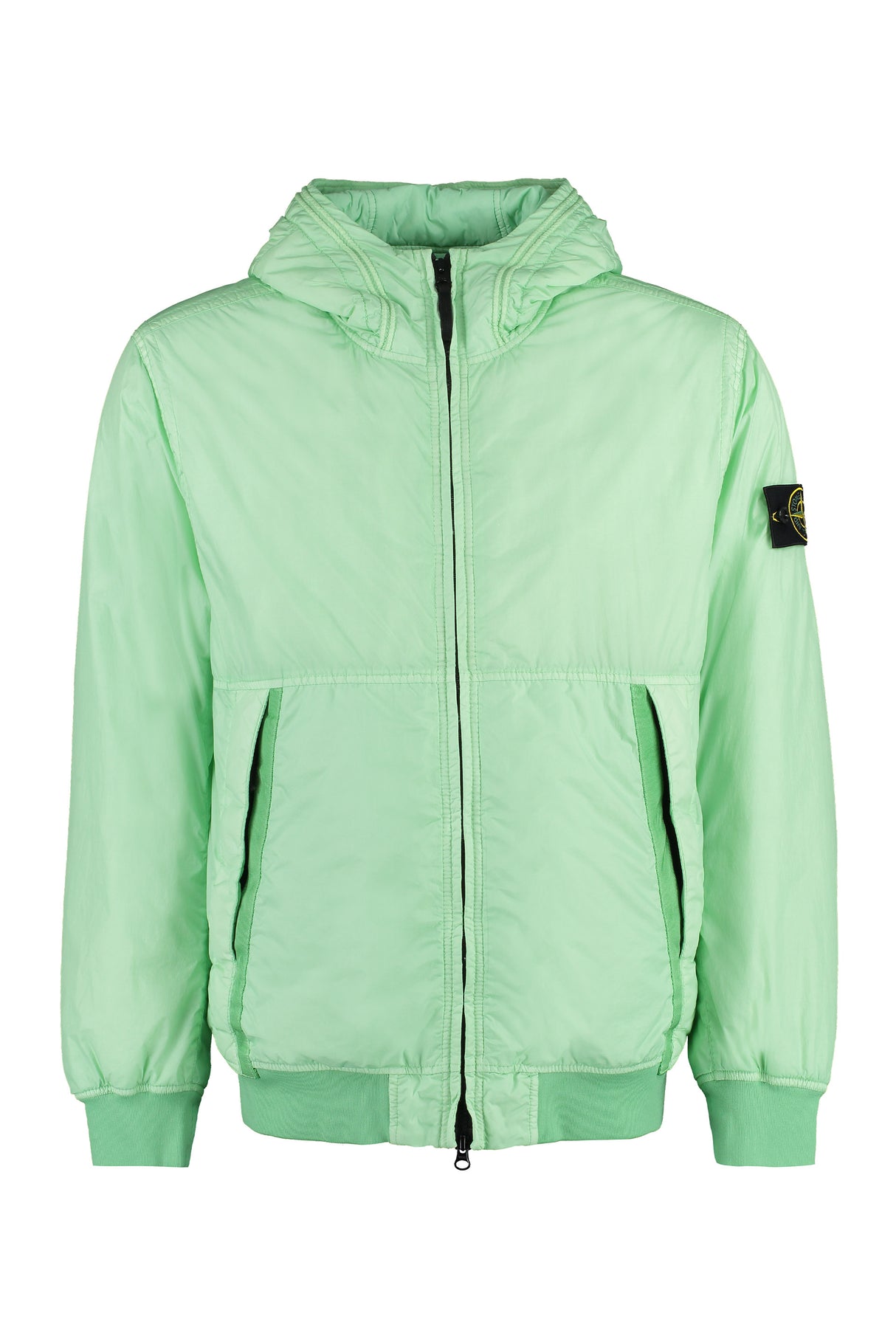 STONE ISLAND Green Recycled Fabric Jacket for Men