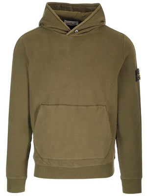 STONE ISLAND Men's 23FW Hooded Sweater - Warm Comfort for the Fall Season