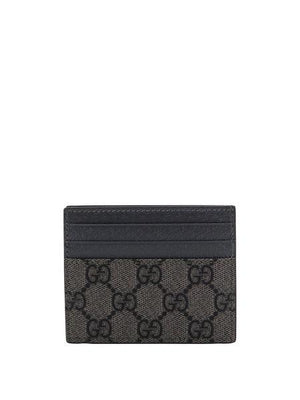 GUCCI Stylish and Functional Gray Ophidia GG Cardholder for Men