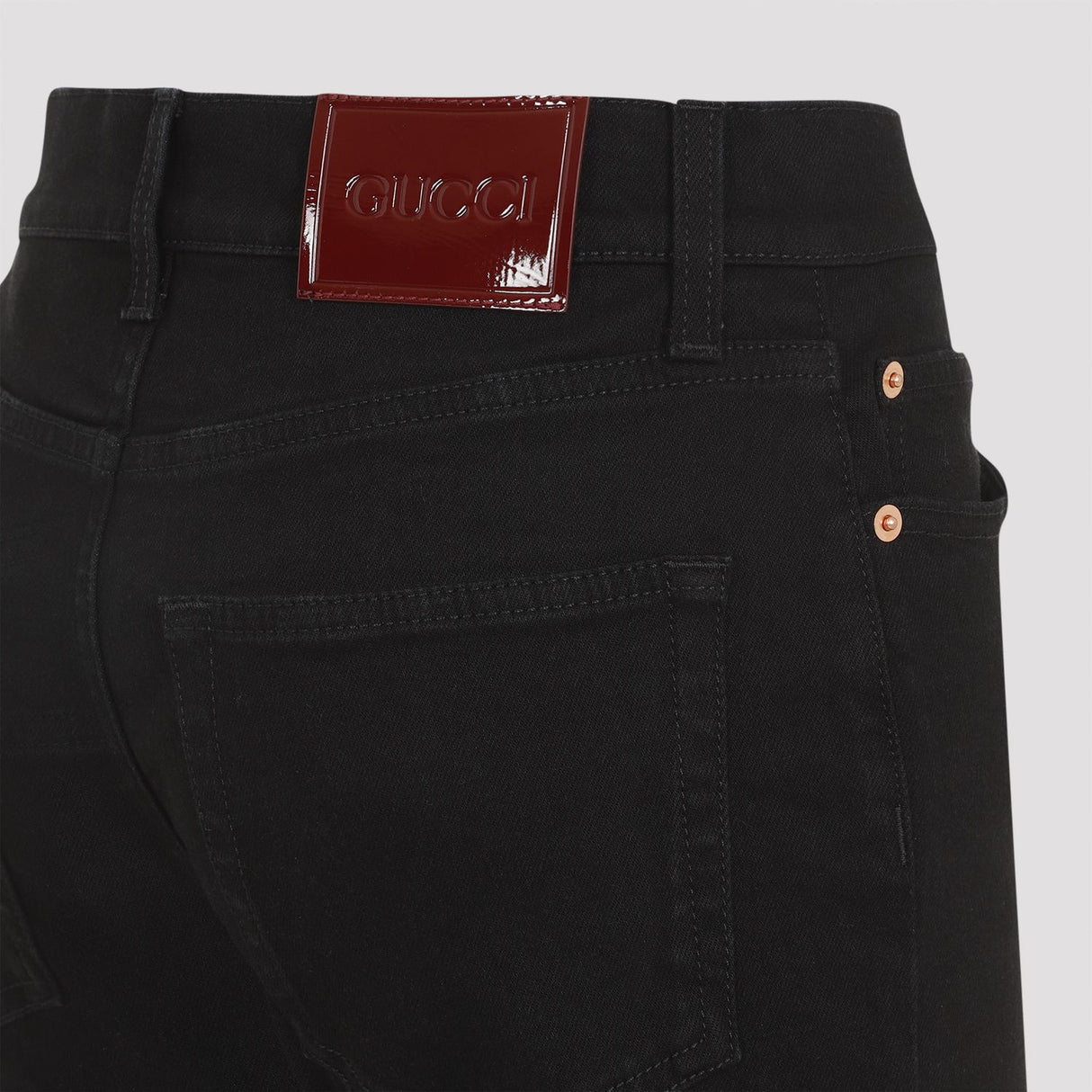 GUCCI Essential Black Denim Pants for Women