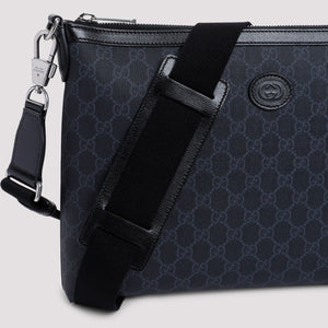 GUCCI Elegant Black Crossbody Handbag W:36CM H:25CM D:4CM