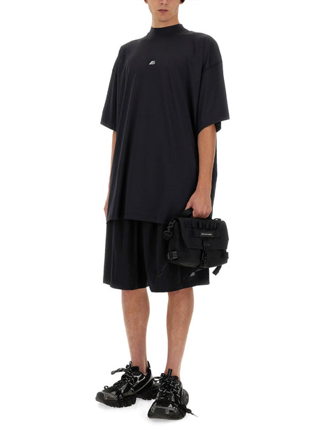 BALENCIAGA Oversized Logo T-Shirt for Men - Size M