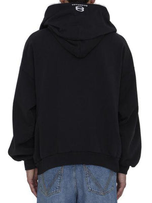 Áo Hoodie Tay Dài Màu Xanh Đen