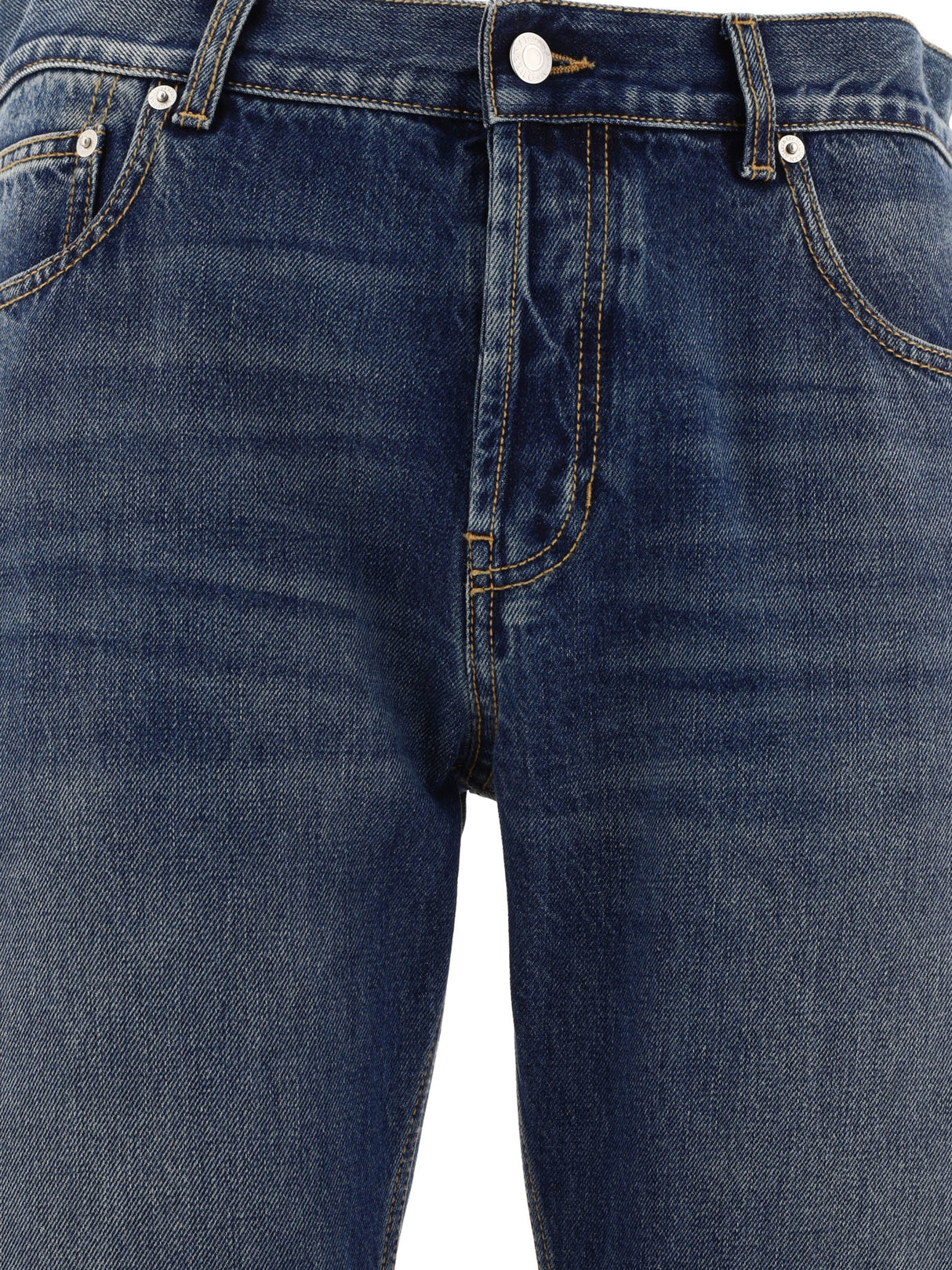 ALEXANDER MCQUEEN Stylish 24FW Denim Straight Pants for Men in Blue