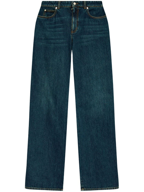 ALEXANDER MCQUEEN Wide-Leg Denim Jeans