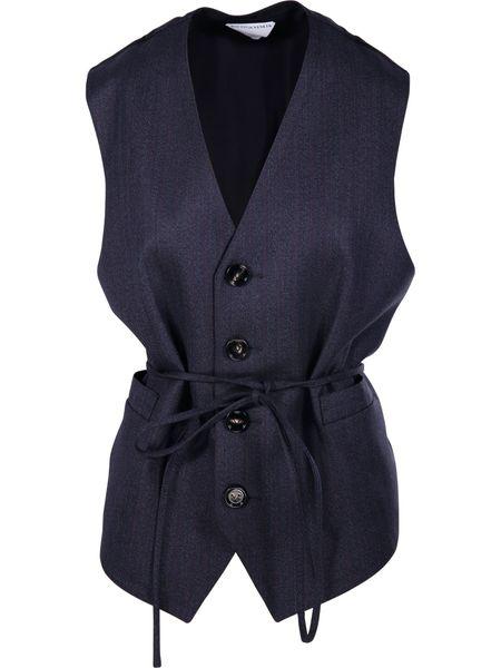 BOTTEGA VENETA Luxurious Wool Vest with Belt