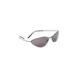 BALENCIAGA Ultra-Light Titanium Sunglasses with Logo - Malibu Black Model