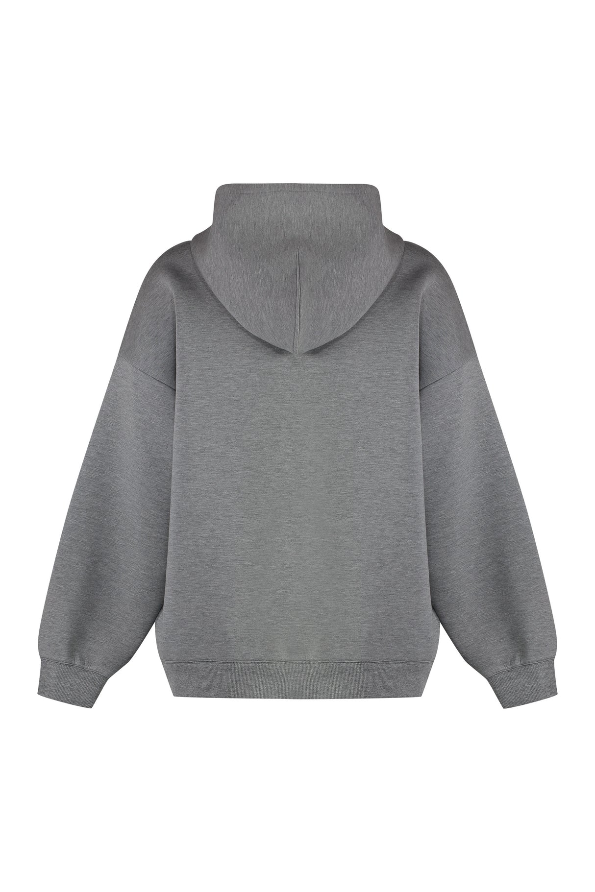 GUCCI Oversized Grey Viscose Hoodie T-Shirt