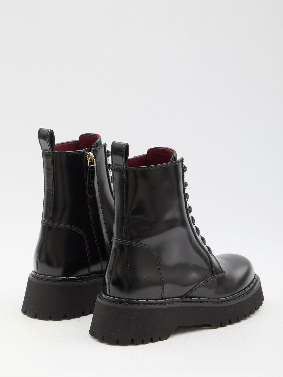 GUCCI Luxe Boots with Web Detail - 5cm Height