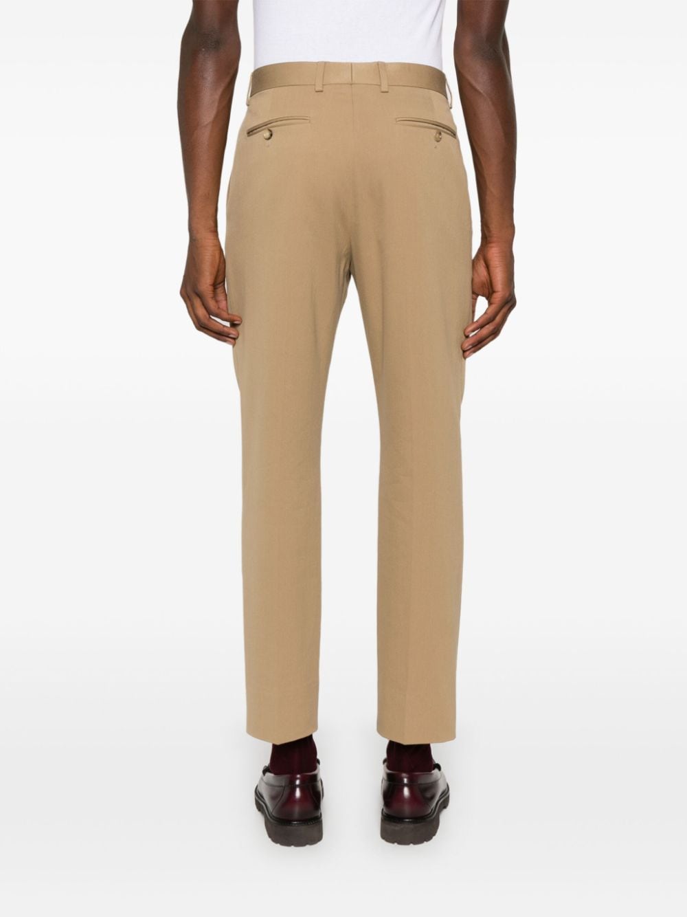 GUCCI Tailored Trousers with Signature Trim for Men