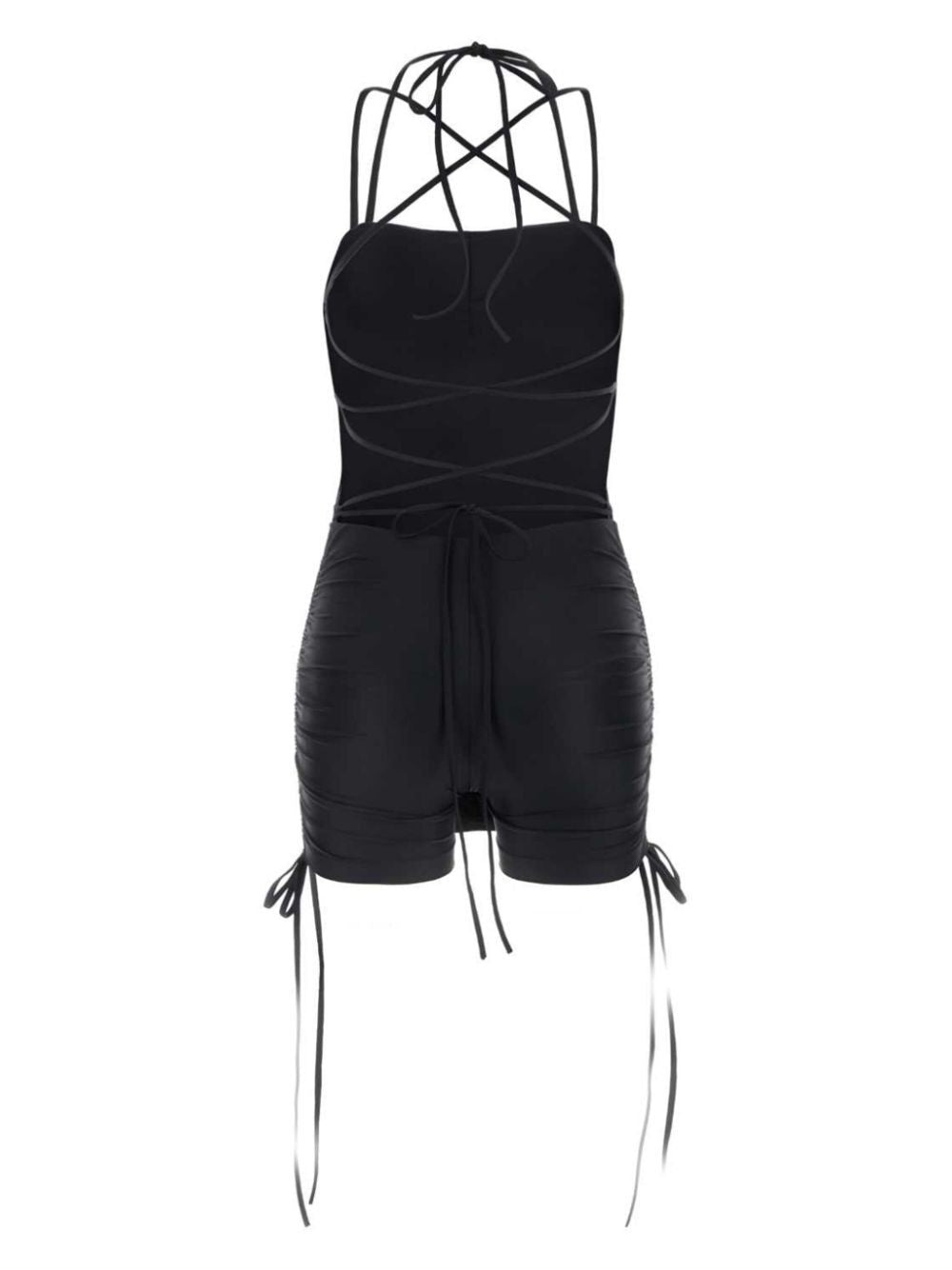 BALENCIAGA Elegant Ruched Mini Dress for Women