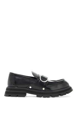 ALEXANDER MCQUEEN Seal Signature Leather Loafers