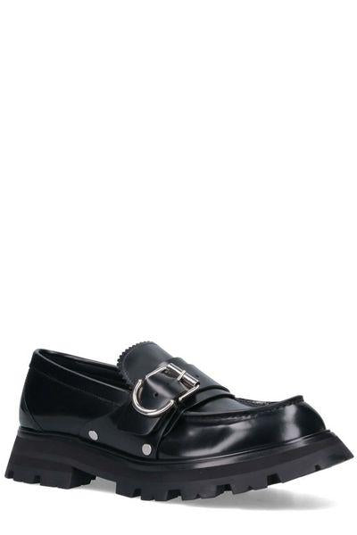 ALEXANDER MCQUEEN Seal Signature Leather Loafers