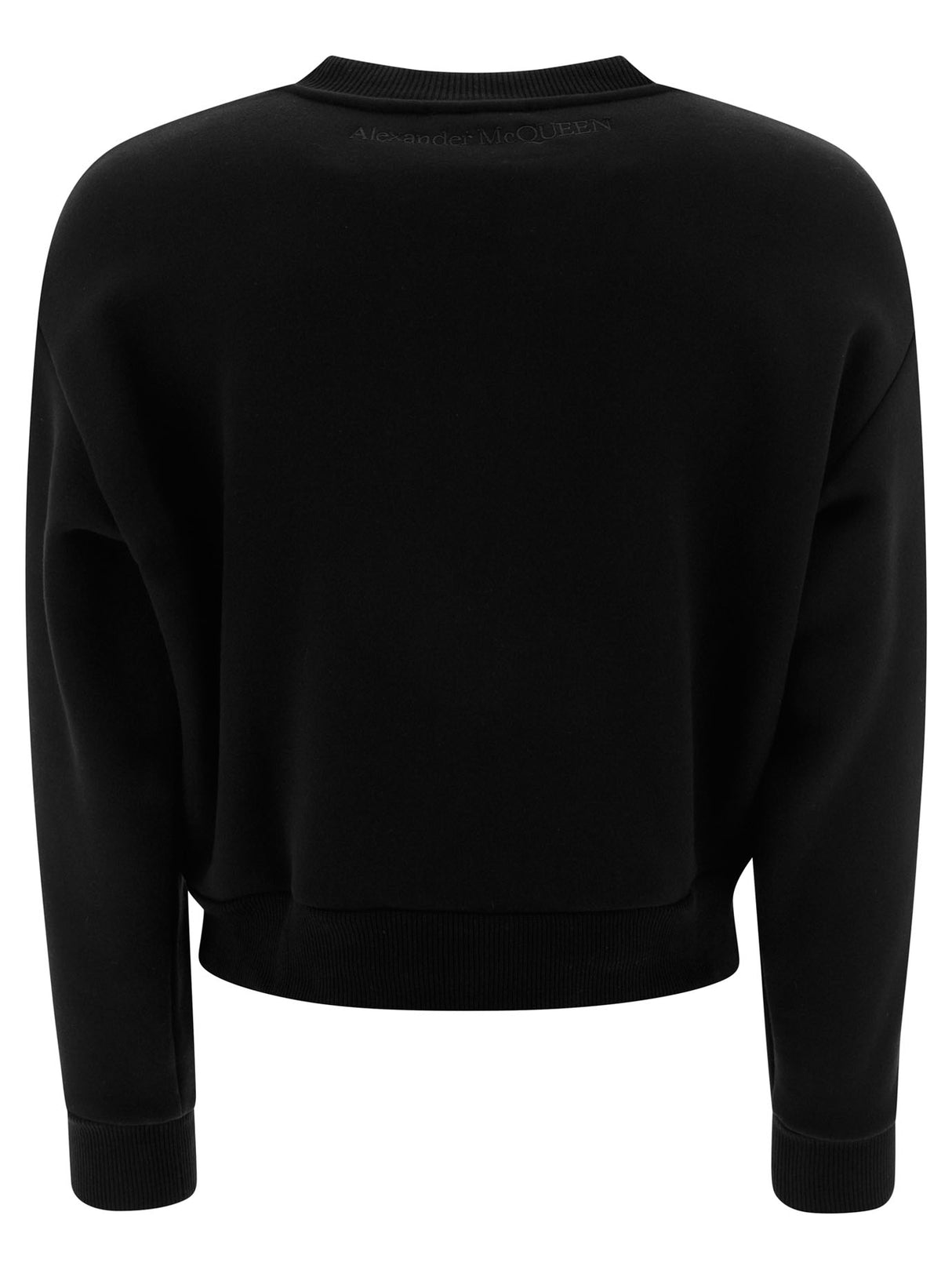 ALEXANDER MCQUEEN Slashed Cotton Sweatshirt