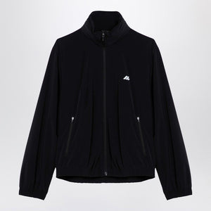 BALENCIAGA Sleek Black Nylon Stretch Windbreaker Jacket