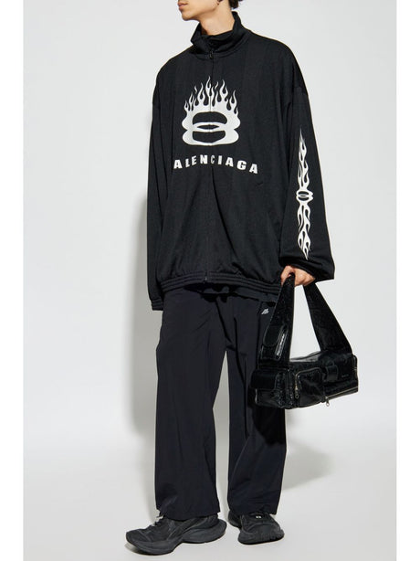 BALENCIAGA Men's Essential Tracksuit Jacket - FW24 Edition