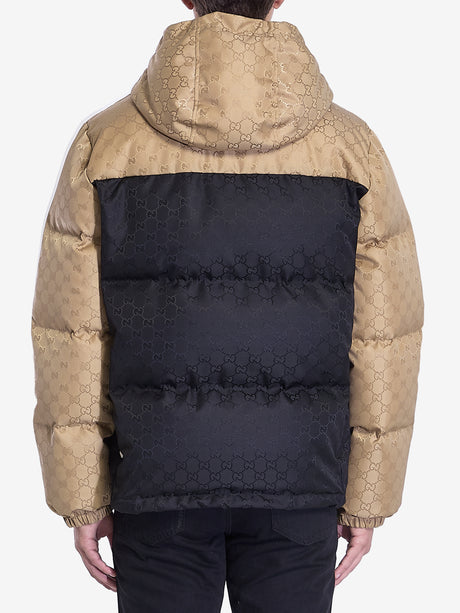 GUCCI Hooded GG Fabric Down Jacket