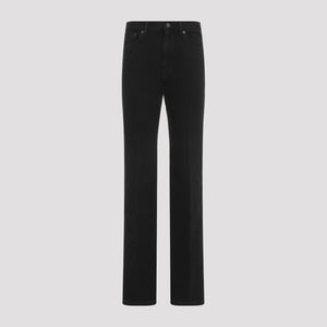 SAINT LAURENT Mid Rise Straight Black Jeans