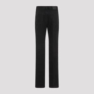 SAINT LAURENT Mid Rise Straight Black Jeans