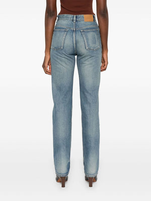 SAINT LAURENT Classic Straight Leg Denim Jeans for Women